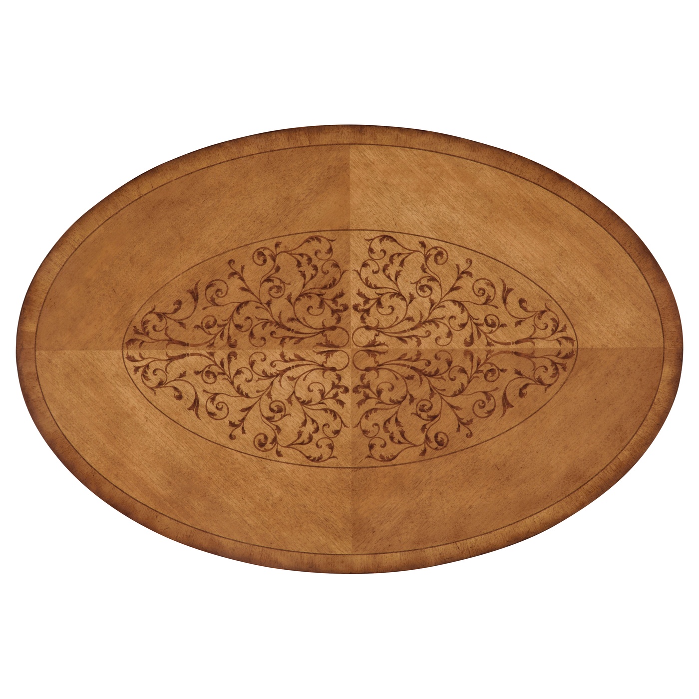 Marquetry Inlaid Satinwood Coffee Table
