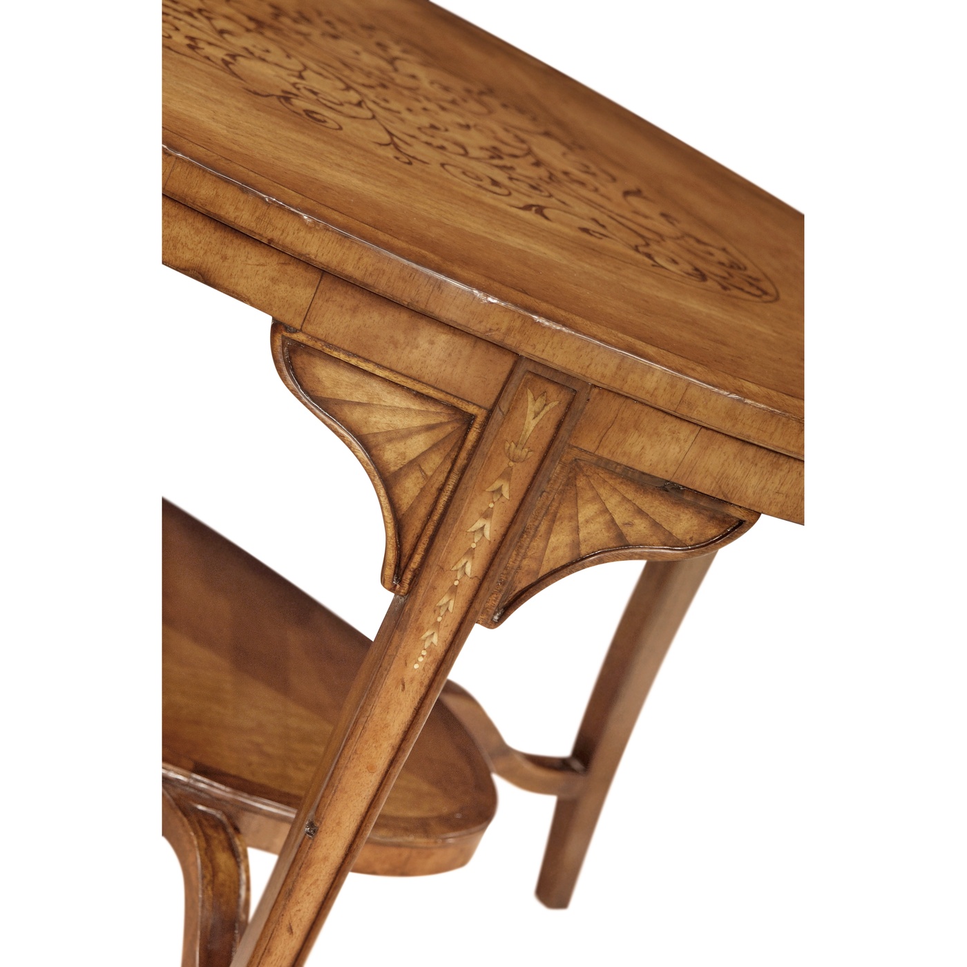 Marquetry Inlaid Satinwood Coffee Table