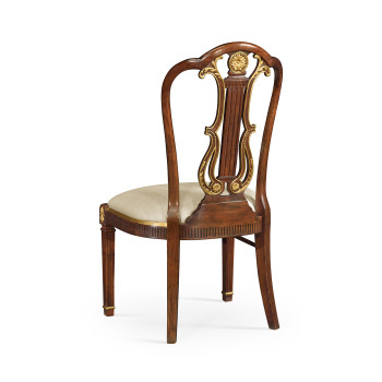 Buckingham Gilded Lyre Back Side Chair