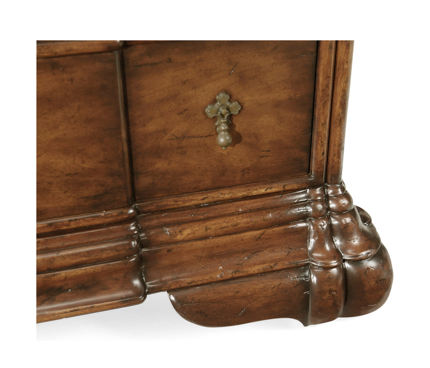 Dutch style large chest of three drawers
