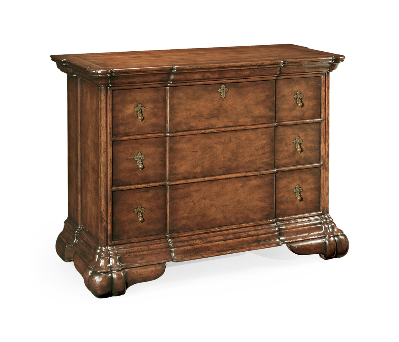 Dutch style large chest of three drawers