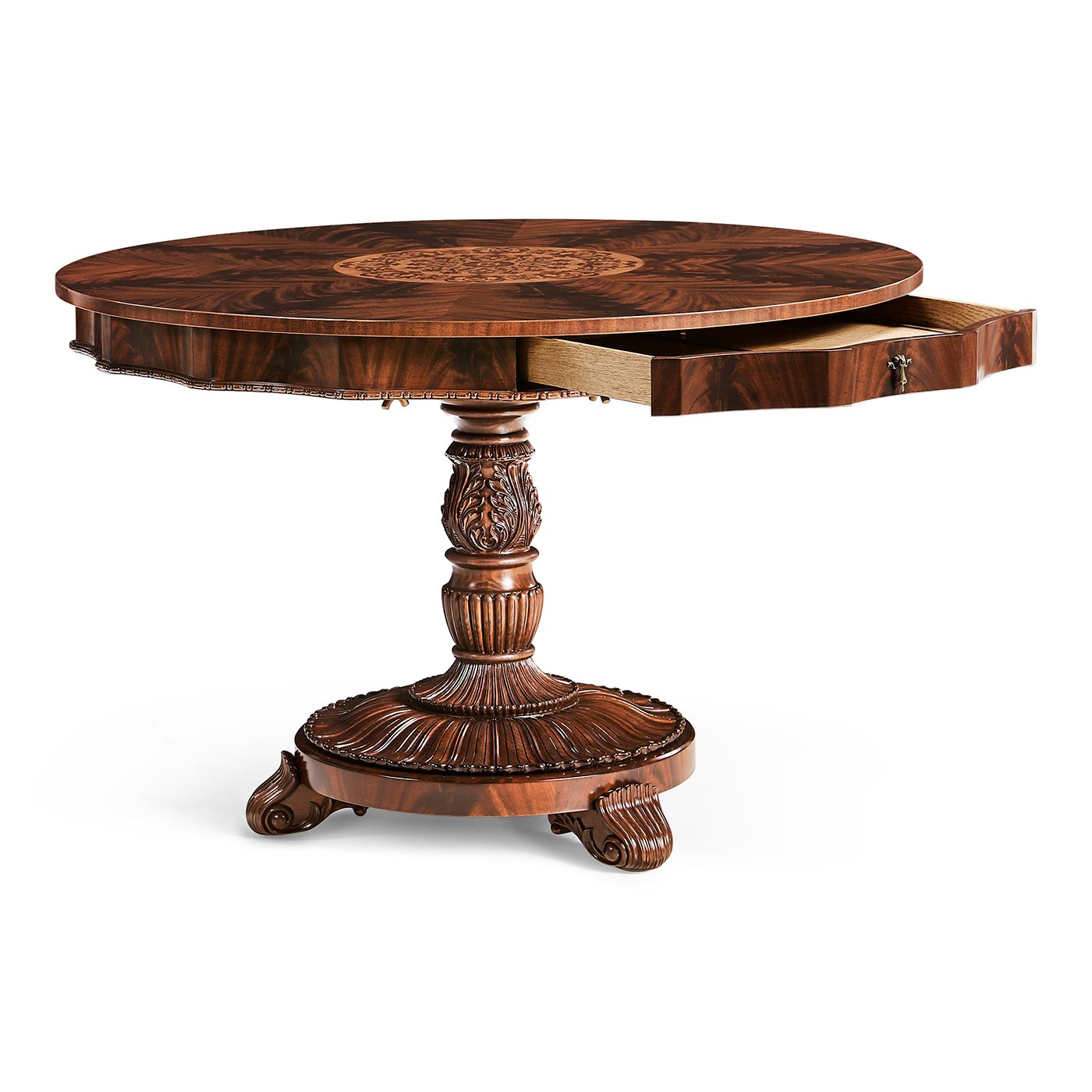 Finely Inlaid Mahogany Centre Table