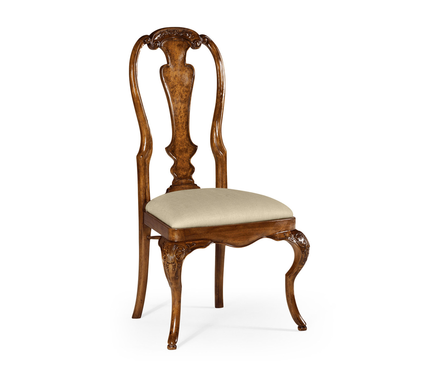 William & Mary Inlaid Side Chair