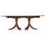Windsor Two-Leaf Walnut Extending Dining Table