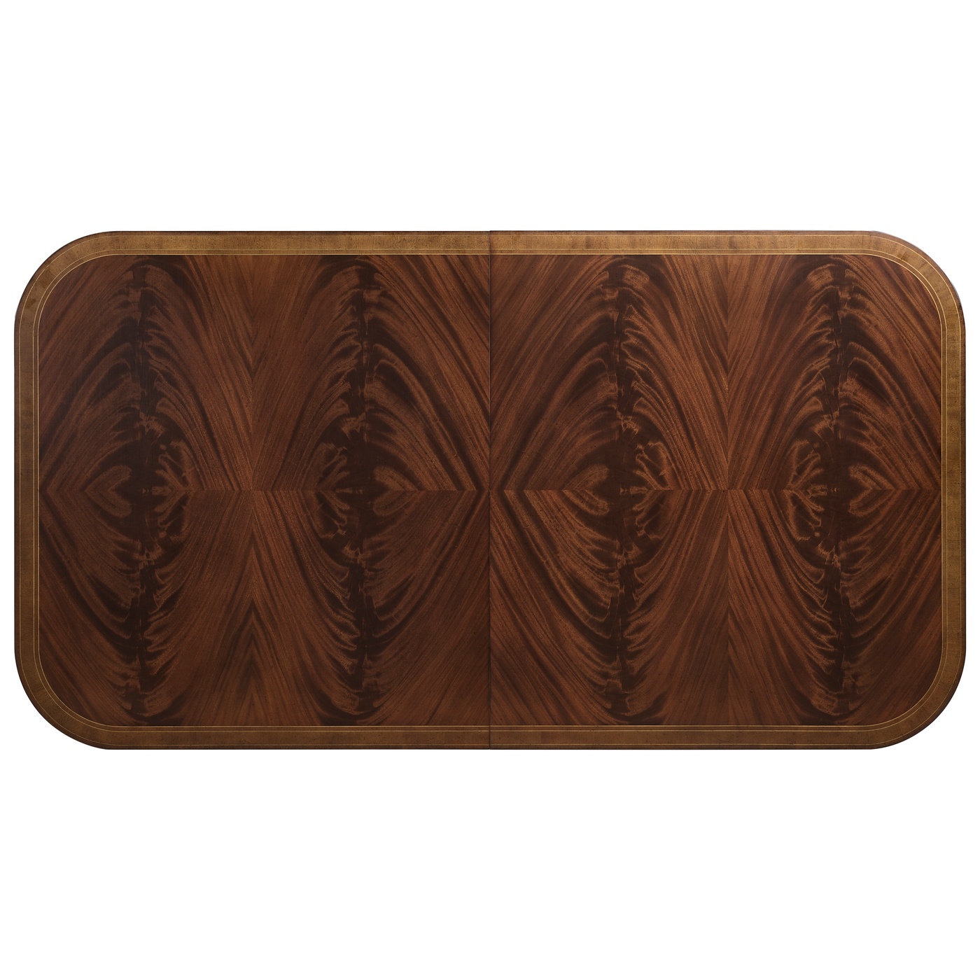 Buckingham Two–Leaf Mahogany Extending Dining Table 88"