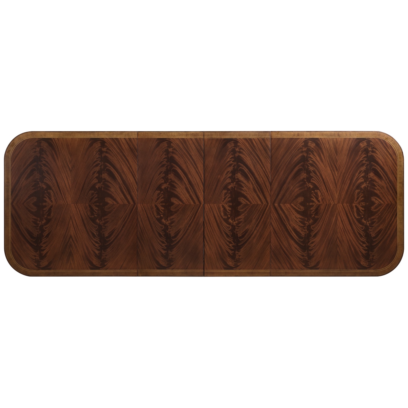 Buckingham Two–Leaf Mahogany Extending Dining Table 88"