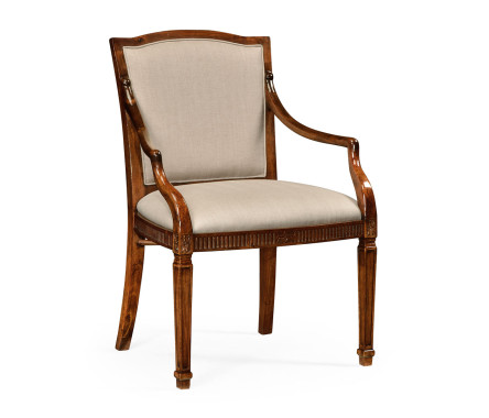 Classical Upholstered Arm Chair