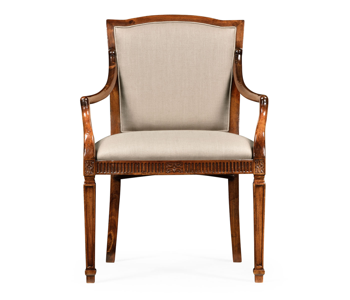 Classical Upholstered Arm Chair