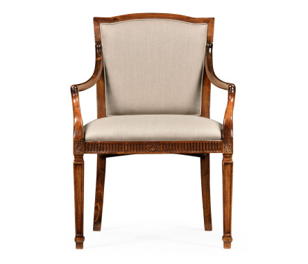 Classical Upholstered Arm Chair