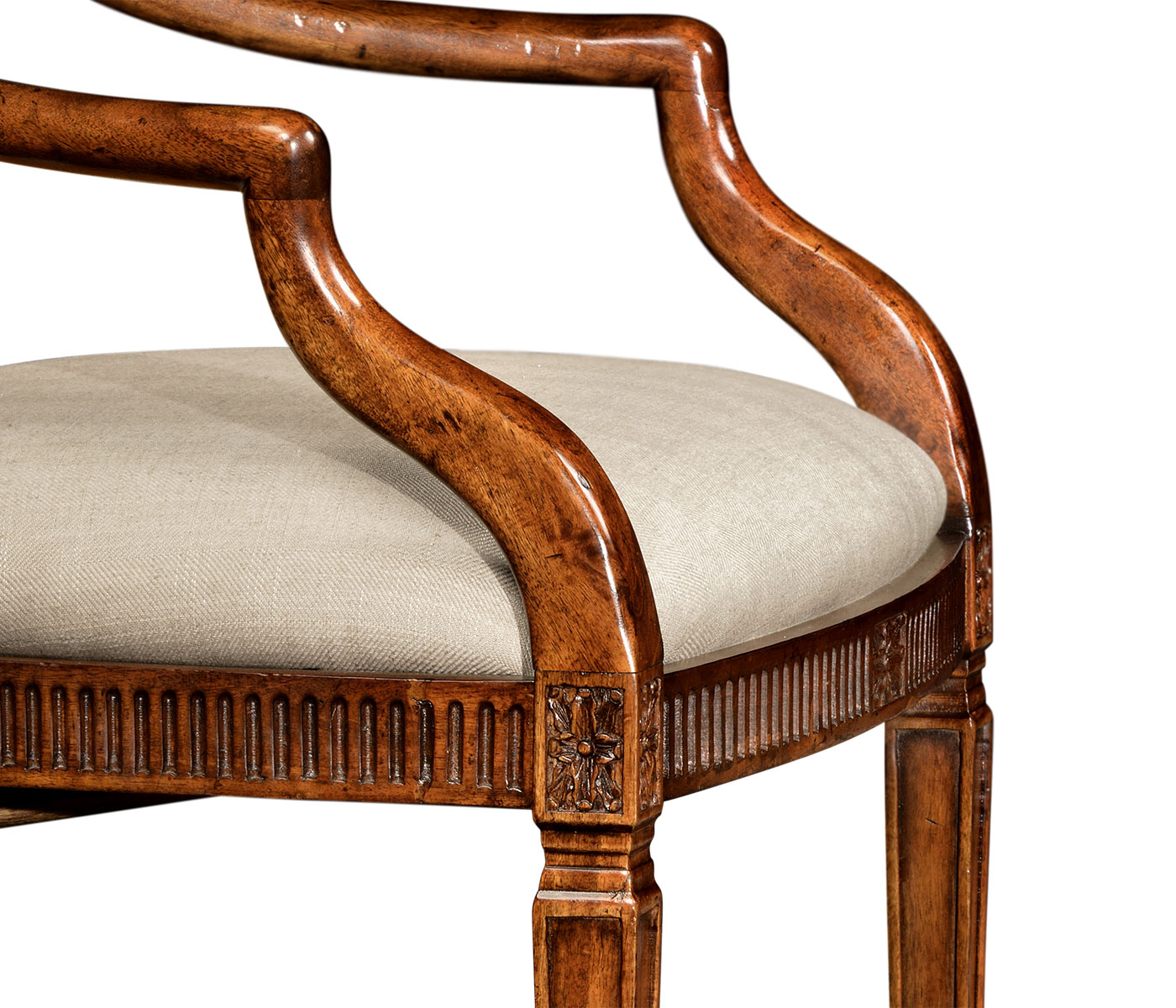 Classical Upholstered Arm Chair