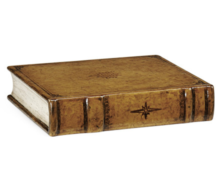 Faux Leather Book Box