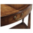 Walnut demilune console
