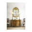Sheraton Style Walnut & Gilded Oval Back Side Chair