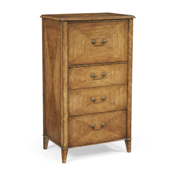 Satinwood chest of drawers vanity unit