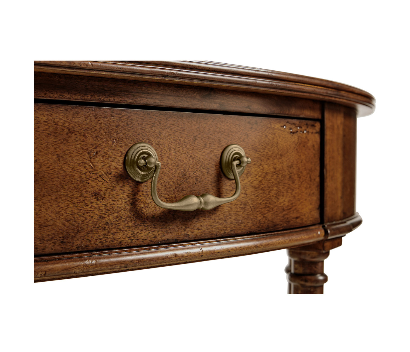 Demilune walnut console (Small)