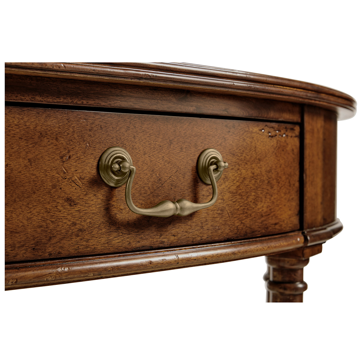 Demilune walnut console (Small)
