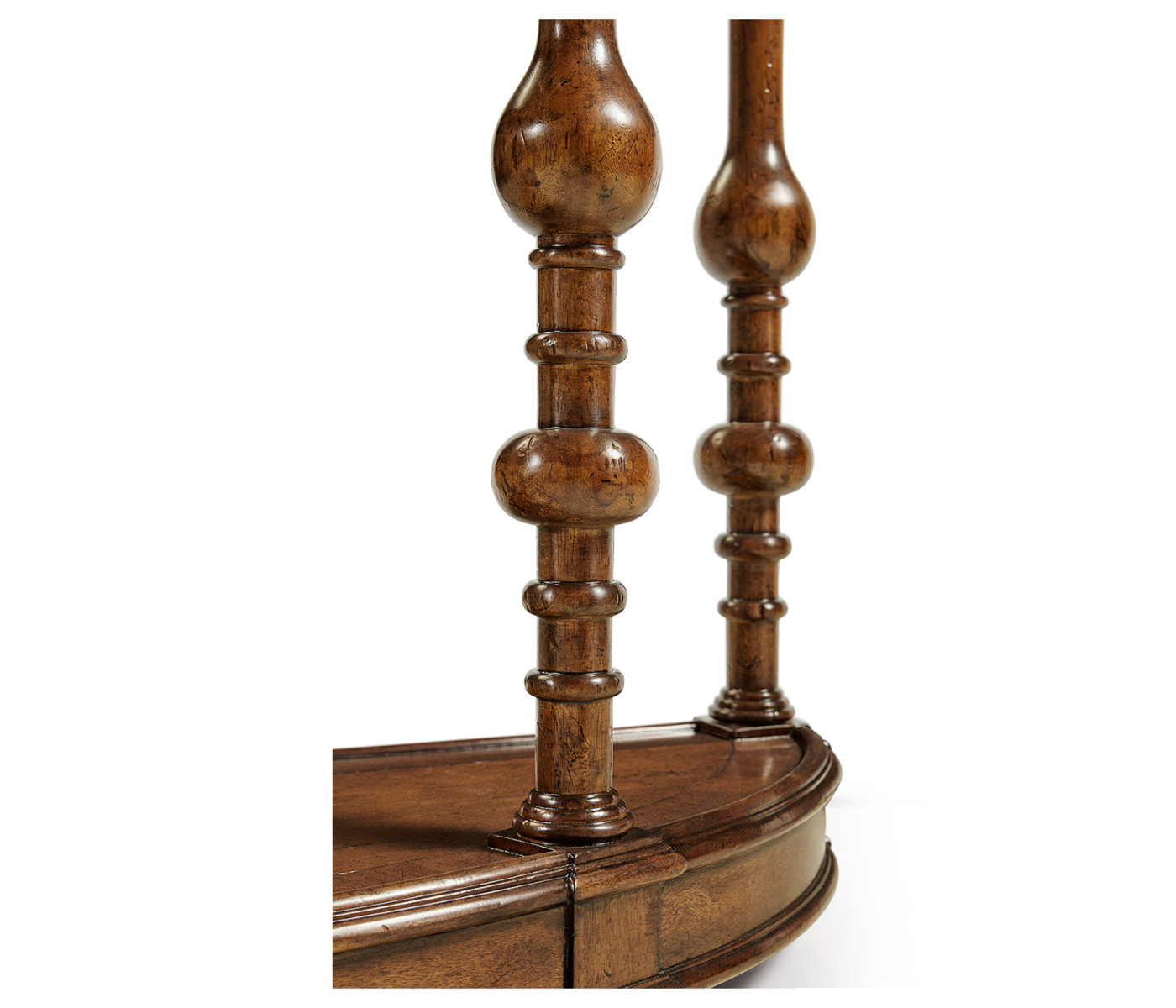Demilune walnut console (Small)