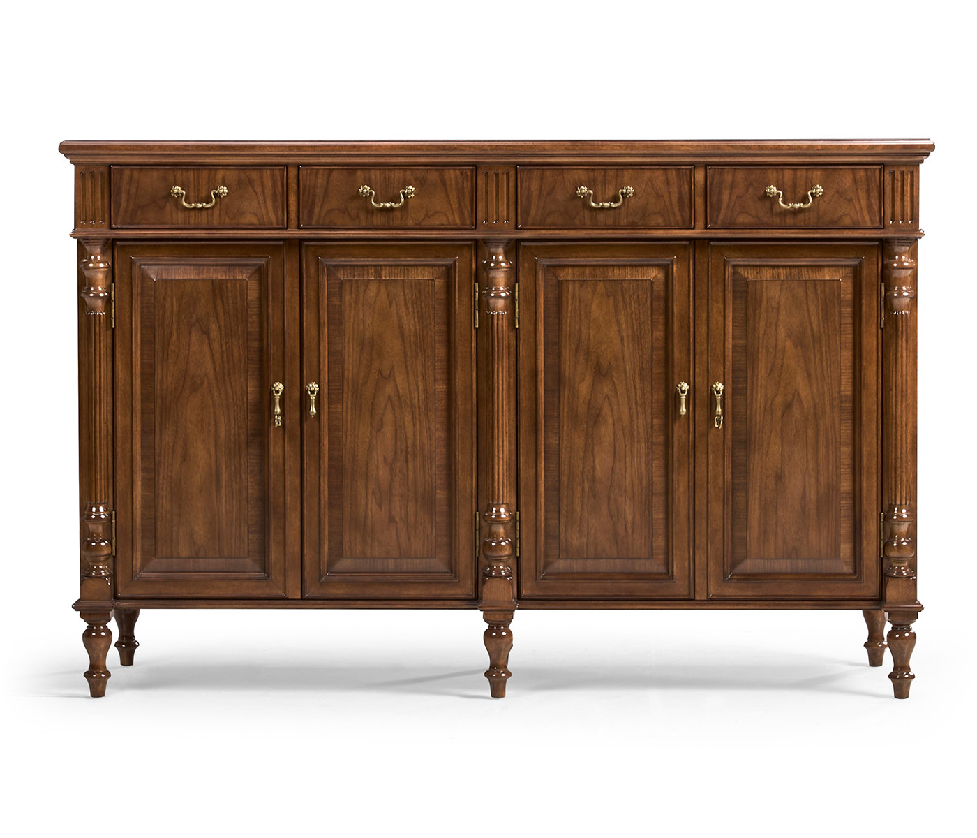 Smithfield Traditional Double Narrow Cabinet with Twin Cupboards
