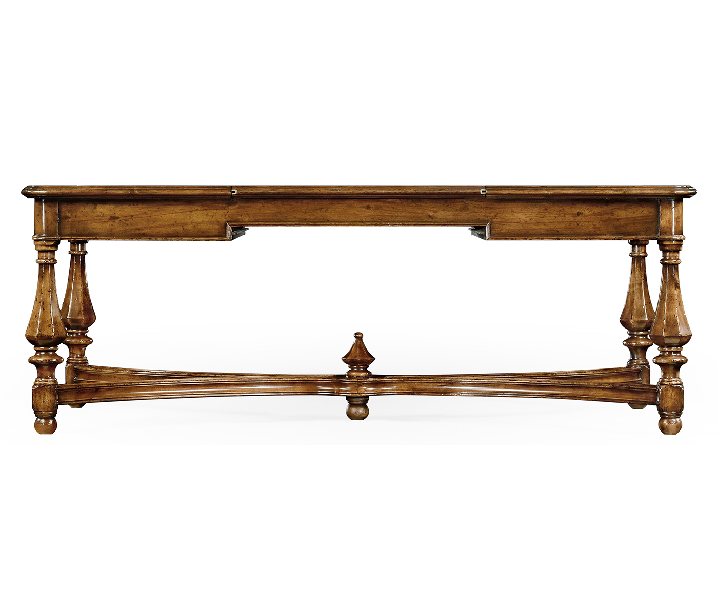 Rectangular walnut games coffee table