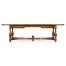 Rectangular walnut games coffee table