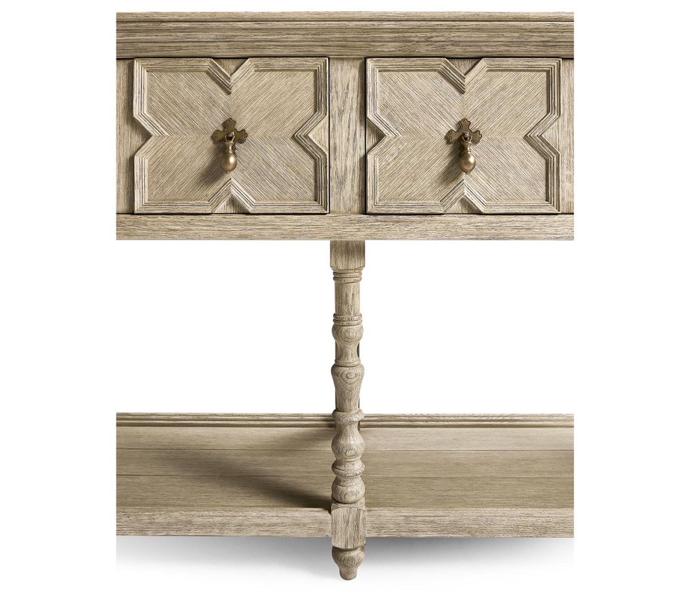 Traditional Tudor Style Grey Oak Buffet