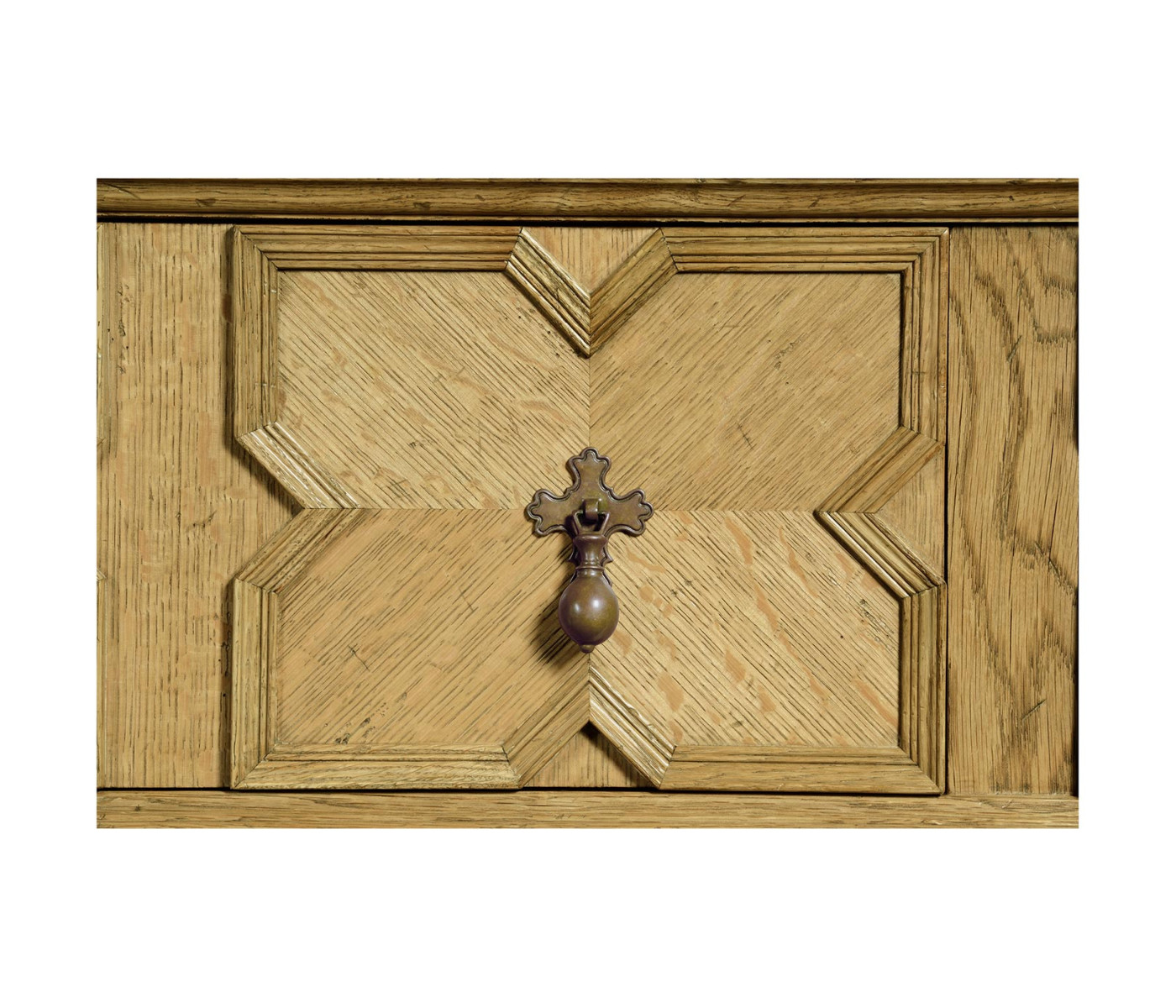 Traditional Tudor Style Natural Oak Buffet