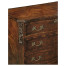 Mahogany and Oyster Serpentine Chest