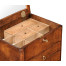 Walnut Chest or Collectors Cabinet on Stand
