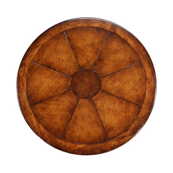 Oyster & walnut bar table