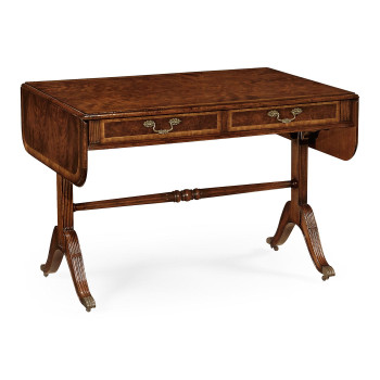 Regency Mahogany Folding Library Table