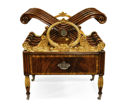 Mahogany & Gilt Canterbury