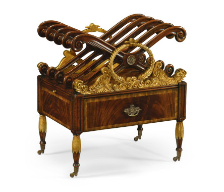 Mahogany & Gilt Canterbury