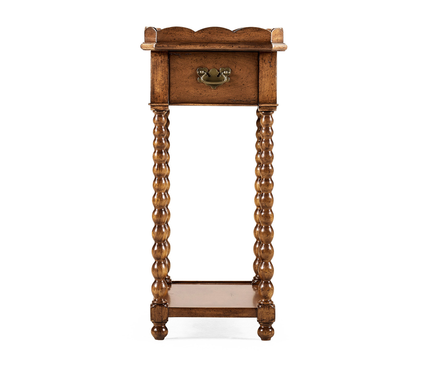 Queen anne rectangular lamp table