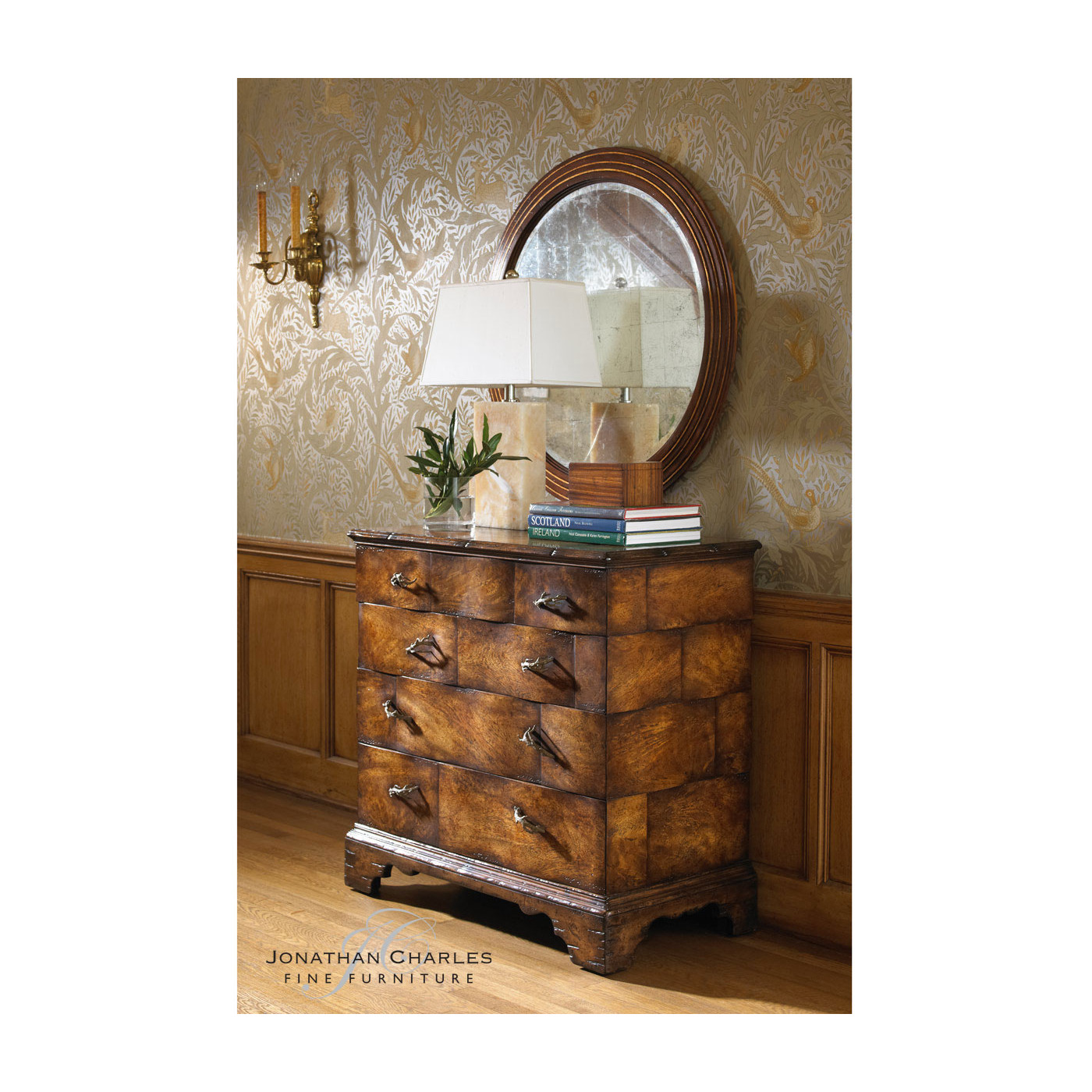 Rectangular Exotic Zebrano Drinks Coasters Box