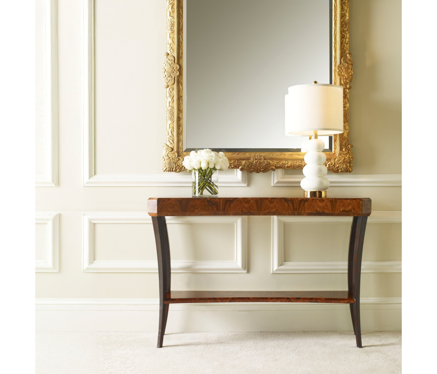 French 19th Century Style Bright Gilded Mirror