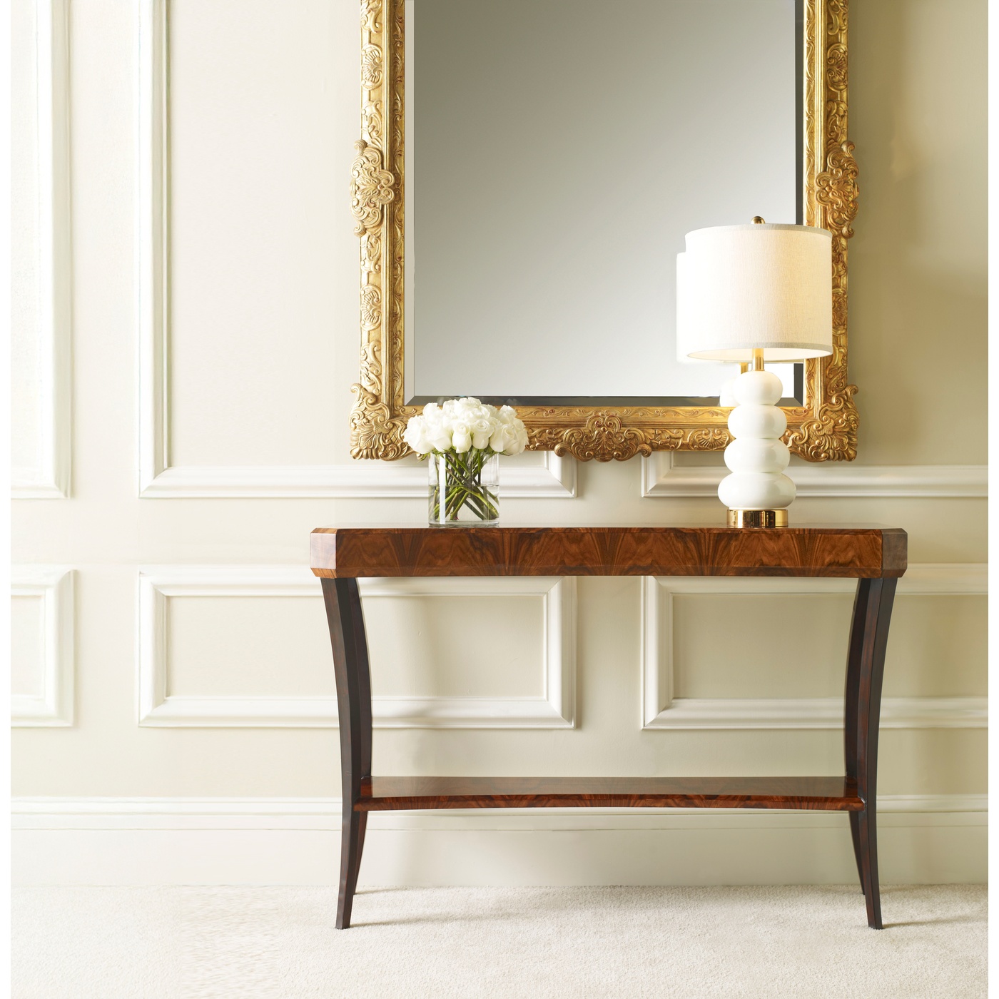 French 19th Century Style Bright Gilded Mirror