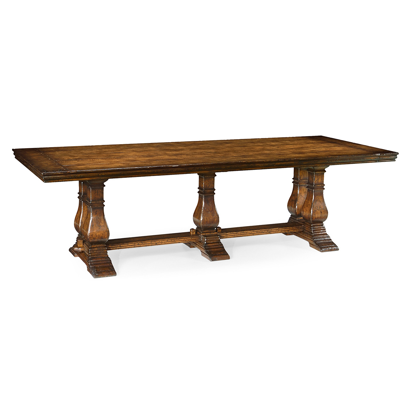 Large Walnut Refectory Table 108