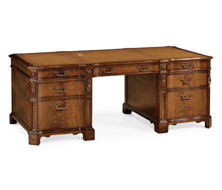 Walnut Faux Partners Desk