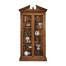 Glazed Walnut Display Cabinet