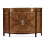 Crotch Walnut Demilune Sideboard