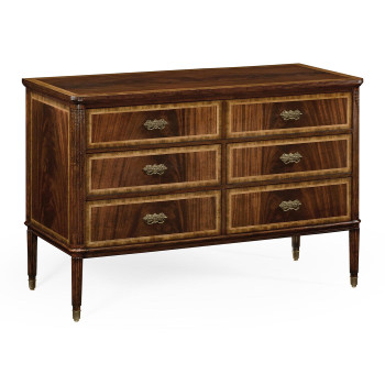 Mahogany Storage Sideboard For Table Leaves