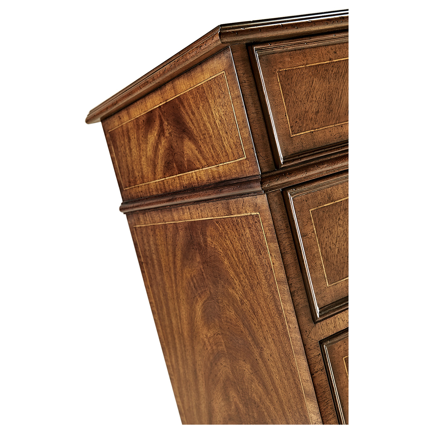 Walnut office chest of drawers with hanging file storage