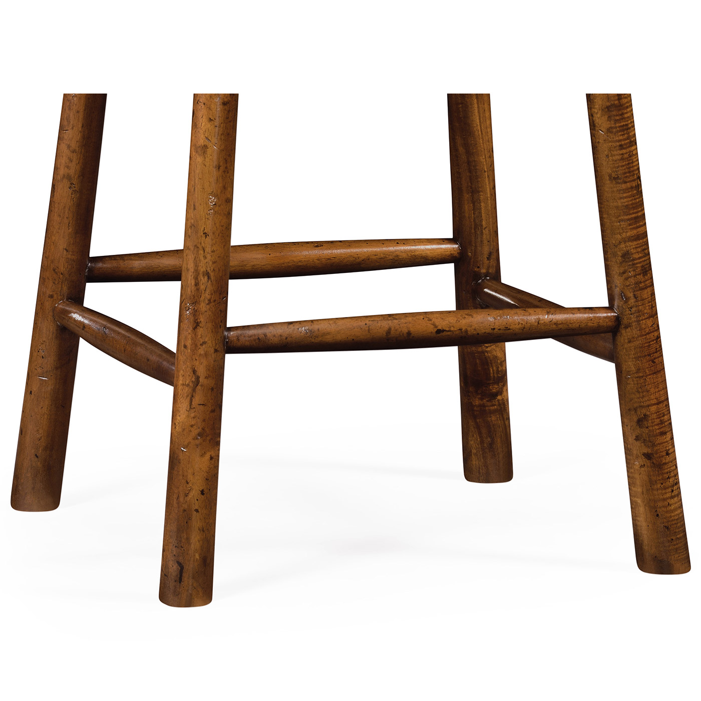 Country Style Leather Counter Stools