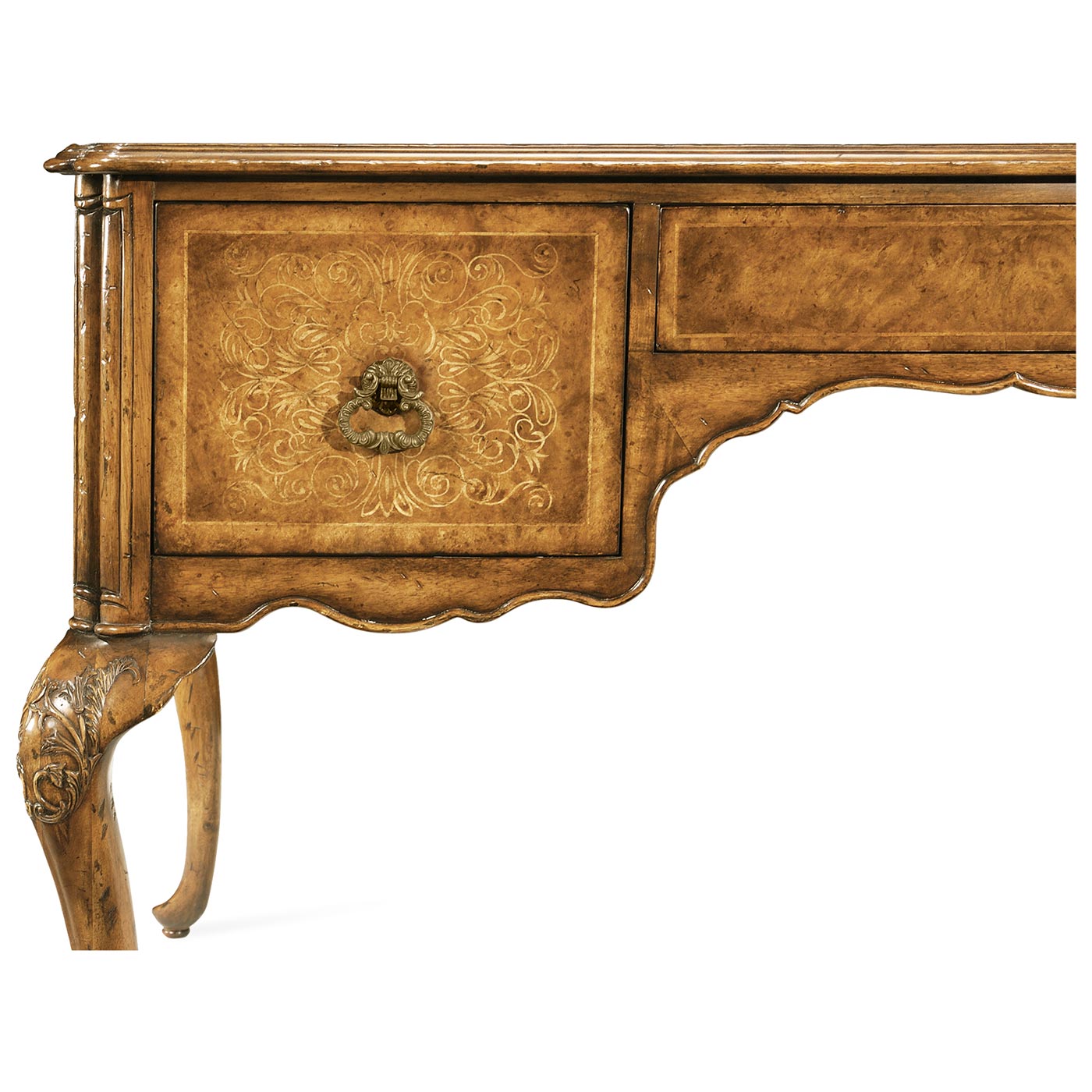 Seaweed Marquetry Desk