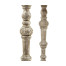 Chip Carved Grey Oak Console