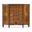 Starburst Walnut Side Cabinet