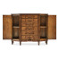 Starburst Walnut Side Cabinet