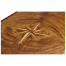 Starburst Walnut Side Cabinet