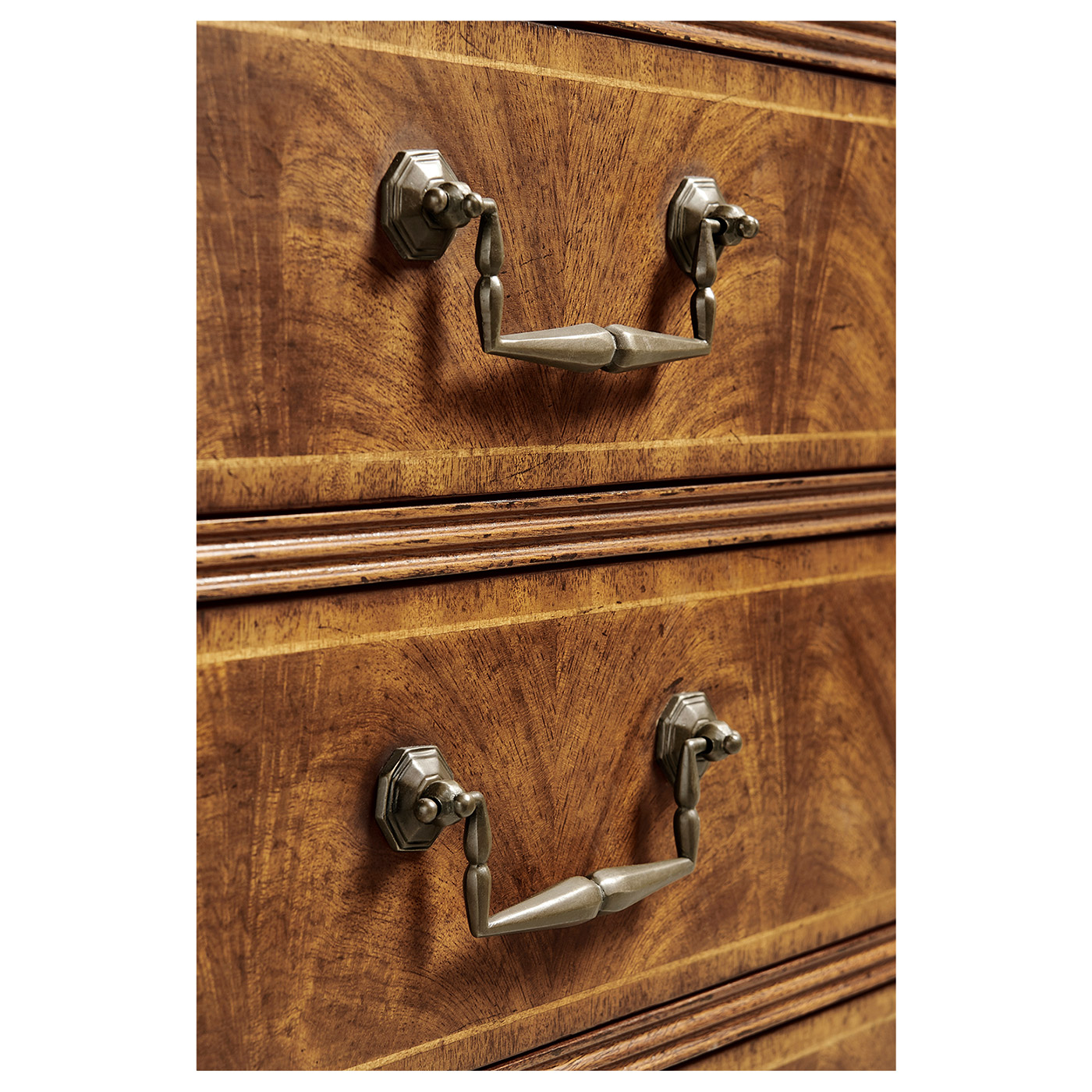 Starburst Walnut Side Cabinet