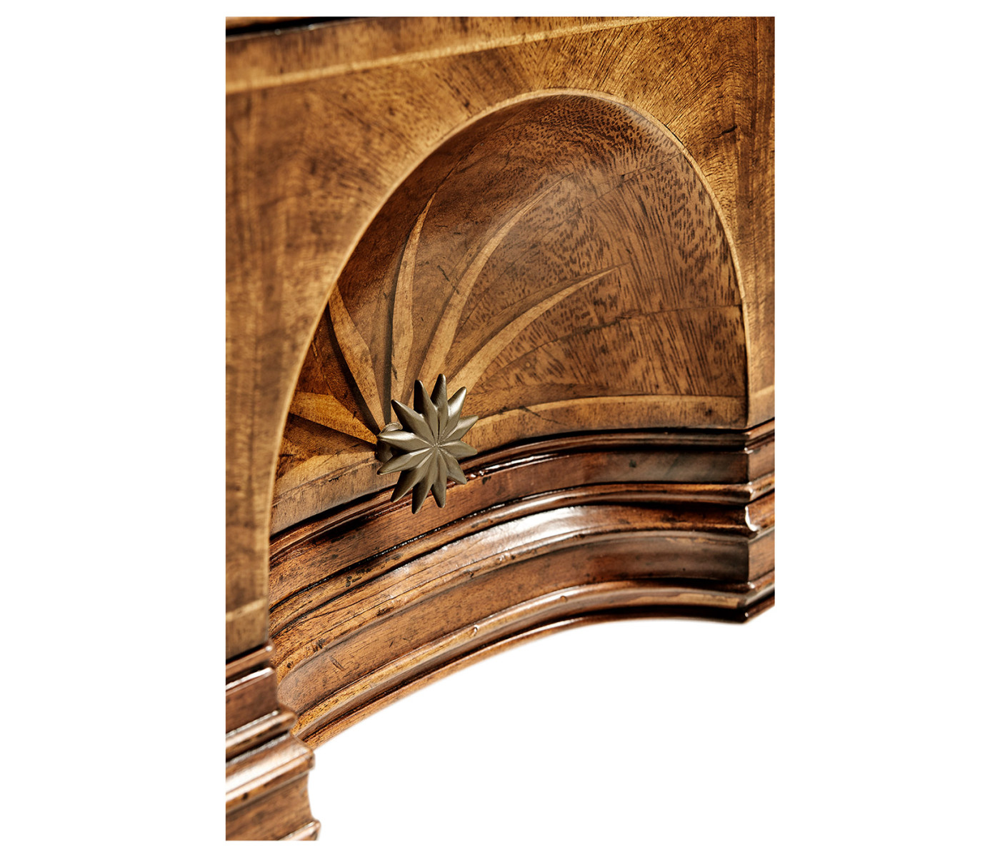 Starburst Walnut Side Cabinet
